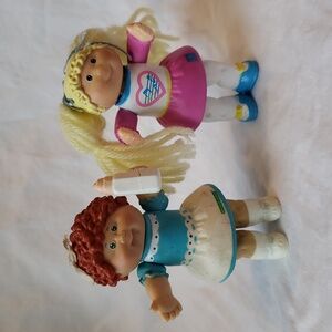 1984 vintage Cabbage Patch Kids 3" Figures posable arms and legs